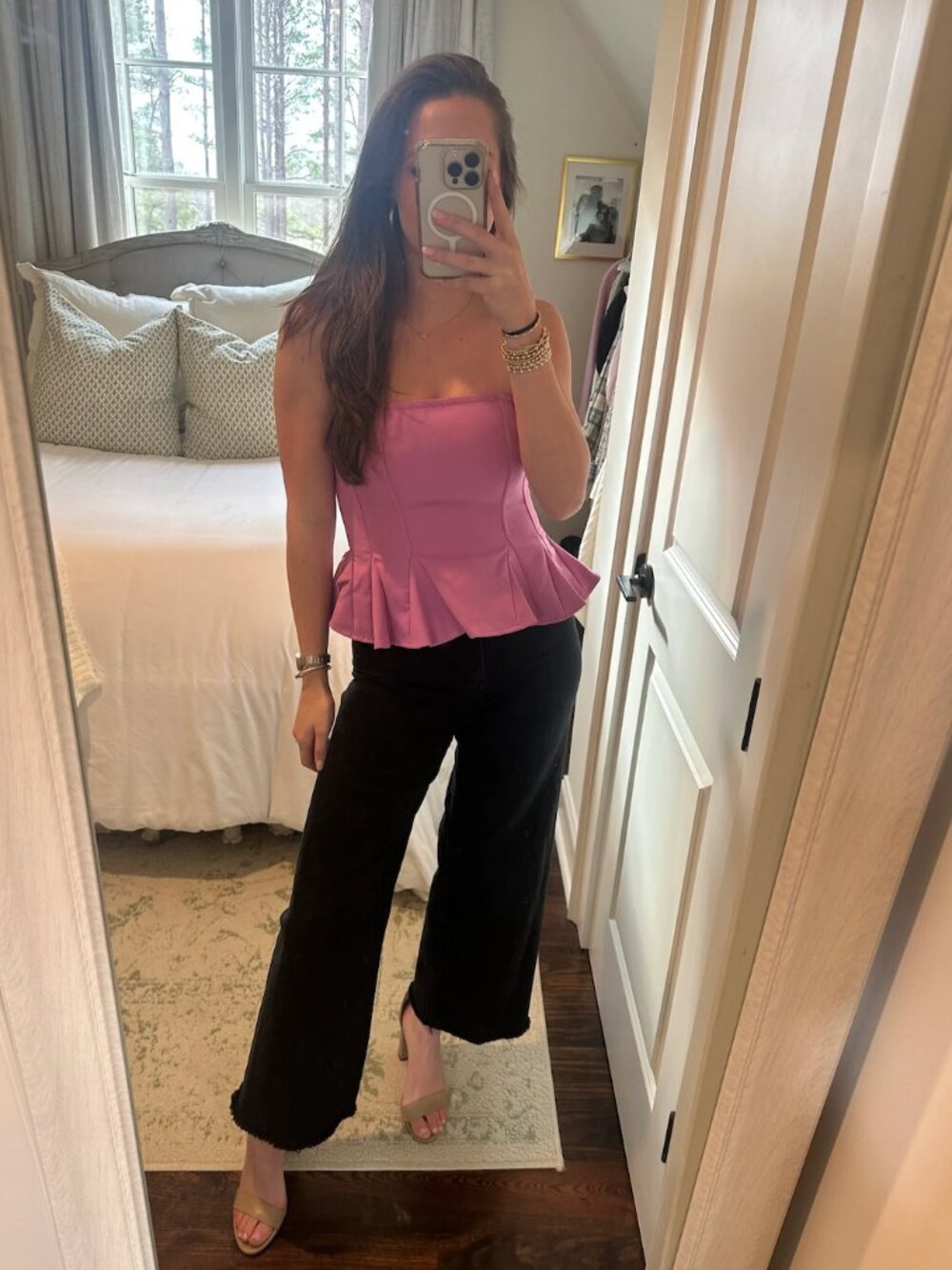 Sofie The Label Paule Bustier Top Pink